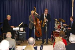 November 23rd, 2008. Roade Jazz Club. American sax and flute player, Greg Abate, with Mike and The Trio.